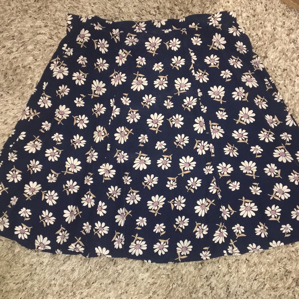 Wrapper Floral Full Button Front flowing  Skirt